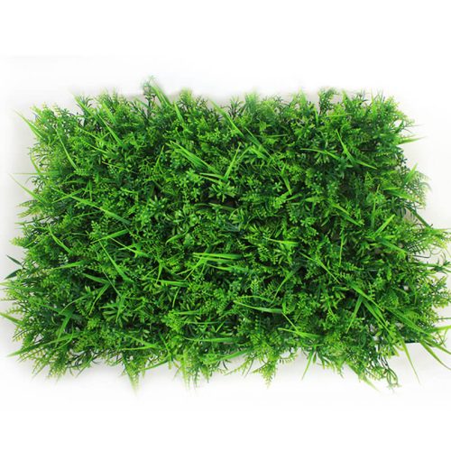 Mixed grass wall panel