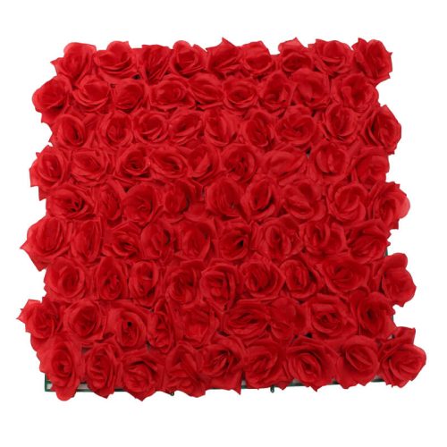 Red rose flower wall