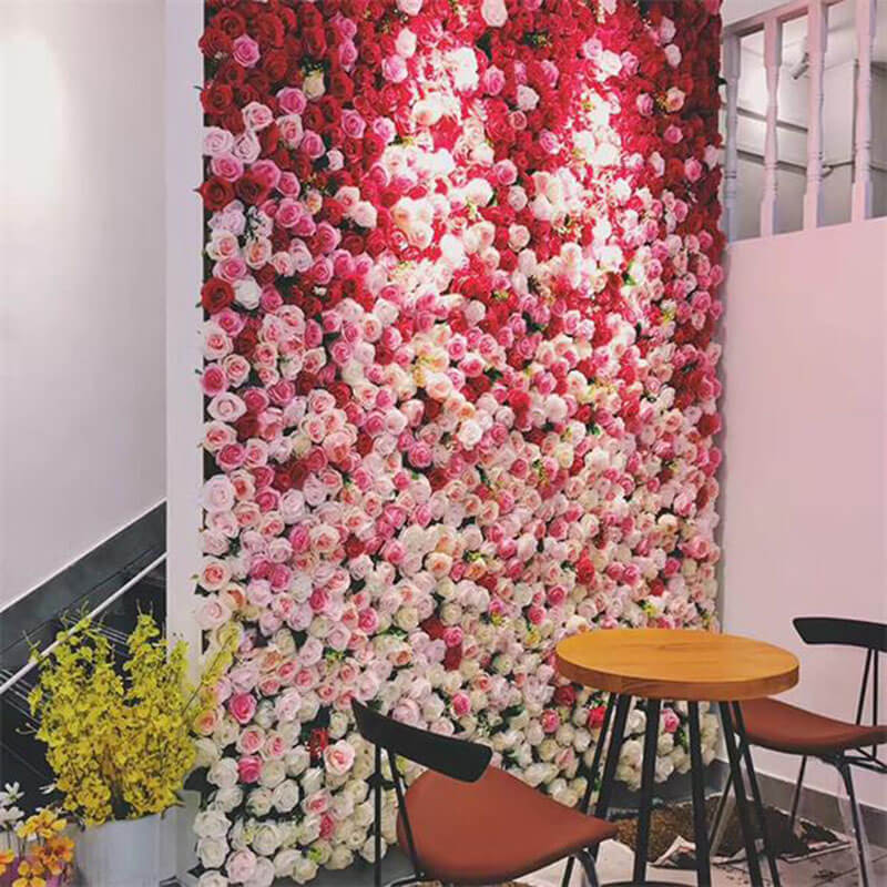 artificial flowers for wall decoration